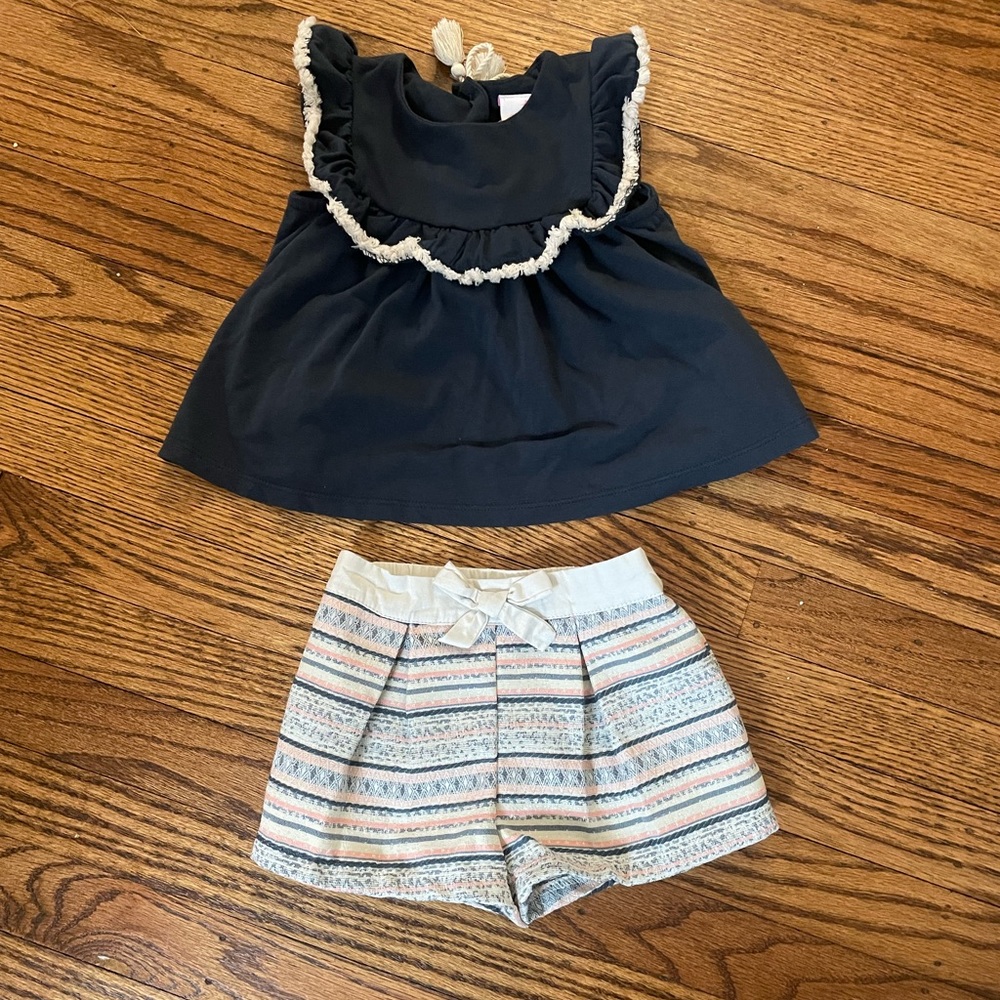 Tommy Bahama Girls Navy Blue Set